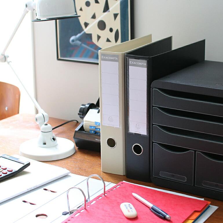 ドキュメントファイル A4 フォルダー レバーアーチファイル 70mm  エグザコンタ EXACOMPTA | ブランド登録なし | 09