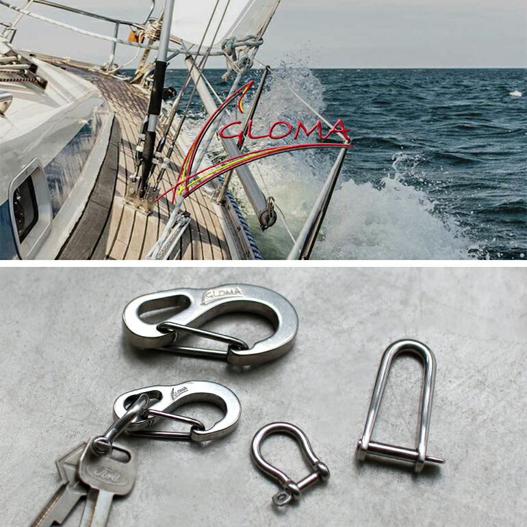 キーホルダー シャックル ステンレス  グローマノーティカ GLOMA NAUTICA Pin Shackle 301 | ブランド登録なし | 05