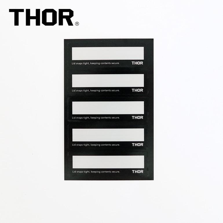 THOR ソー ステッカー ラベル 耐水 Document Sticker Small 5枚入り ガレージ アウトドア  コンテナ用 | THOR