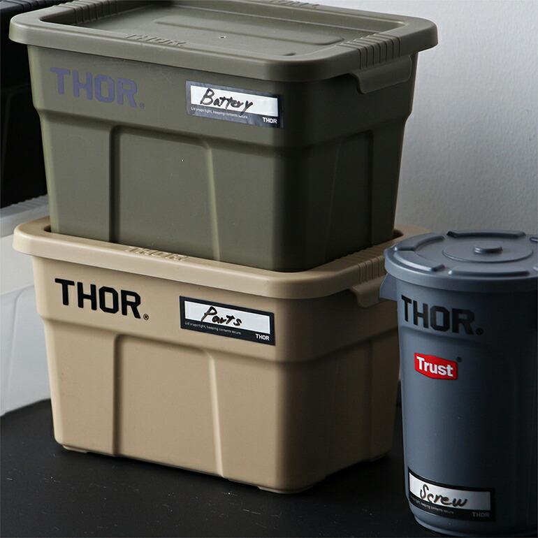 THOR ソー ステッカー ラベル 耐水 Document Sticker Small 5枚入り ガレージ アウトドア  コンテナ用 | THOR | 01