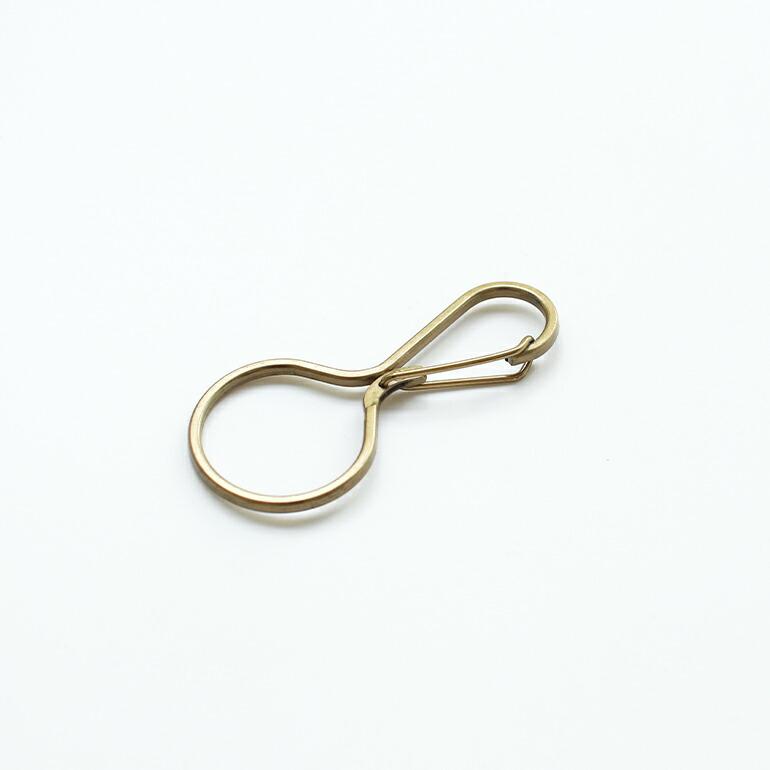 キーホルダー おしゃれ ゴールド ステンレス シンプル アメリカ 軽量 薄型 NITE IZE ナイトアイズ INFINI-KEY BRASS | NITE IZE