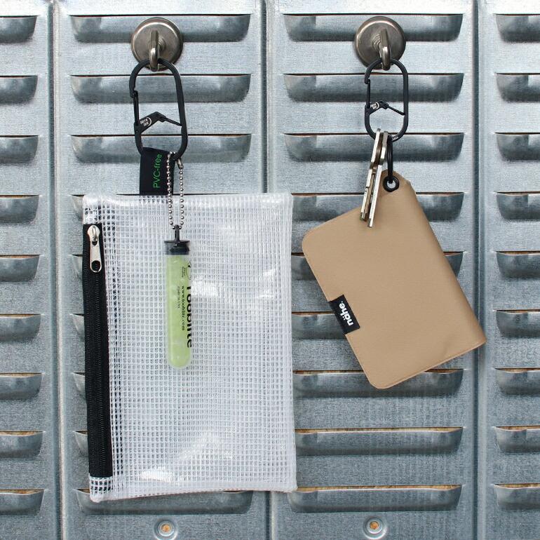 カラビナ キーホルダー おしゃれ シンプル アメリカ 軽量 薄型 NITE IZE ナイトアイズ Gシリーズ DUAL CHAMBER CARABINER #3 ブラック シルバー | NITE IZE | 06