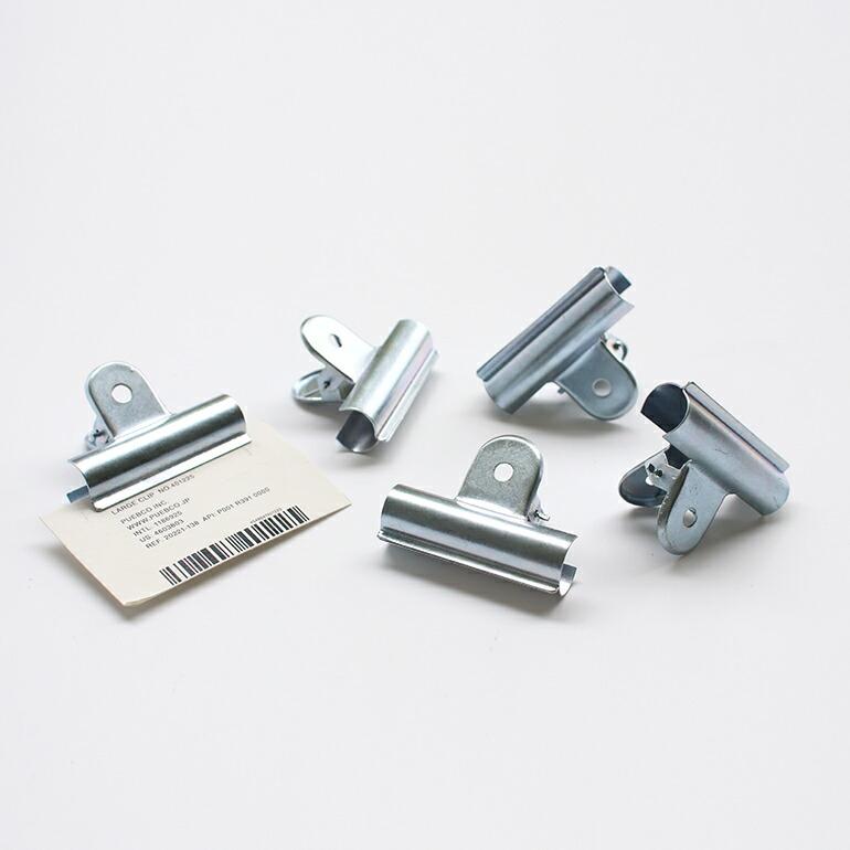 クリップ スチール  PUEBCO プエブコ シルバー 紙 書類 袋留め 5cm幅 6個 セット 袋入り おしゃれ LARGE CLIP | ブランド登録なし | 02