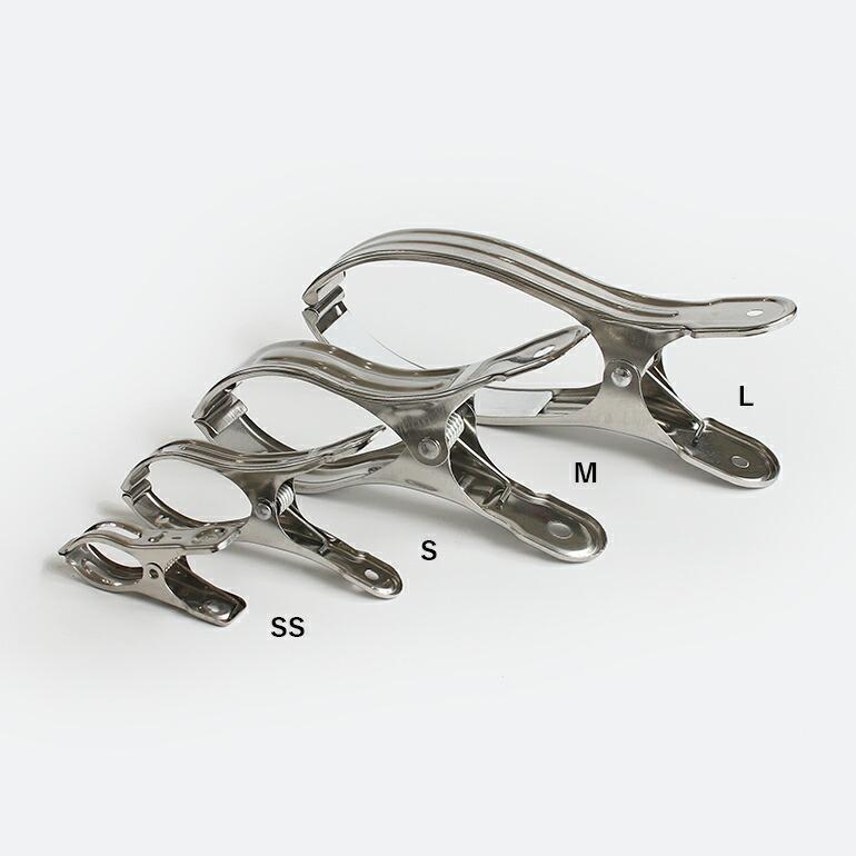 クリップ ステンレス 洗濯バサミ 袋留め 耐久性 5個入り セット BUFF バフ Stainless Steel Clip Sサイズ | ブランド登録なし | 03