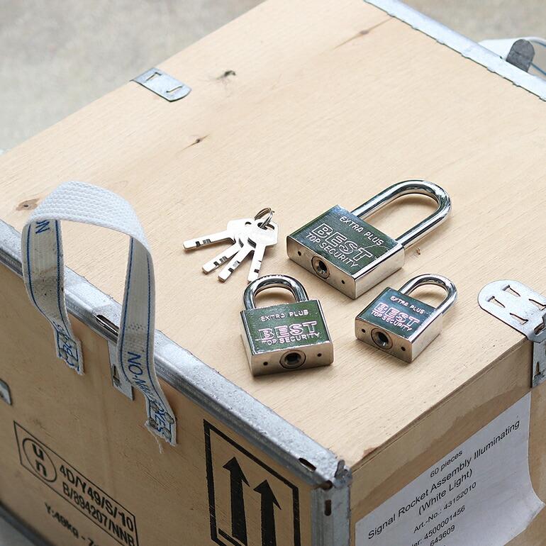 南京錠 カギ 丈夫 防犯グッズ ステンレス 鍵4本 BUFF バフ BEST Heavy Duty Lock Key 08 Mサイズ | ブランド登録なし | 01