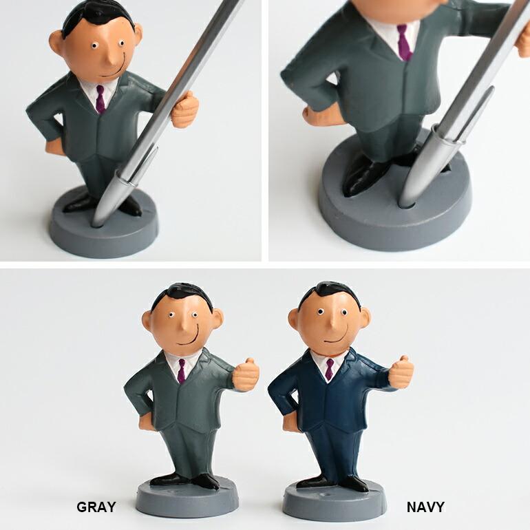 ペンスタンド ペン立て 1本 おしゃれ 紳士ペンスタンド オブジェ | ブランド登録なし | 04