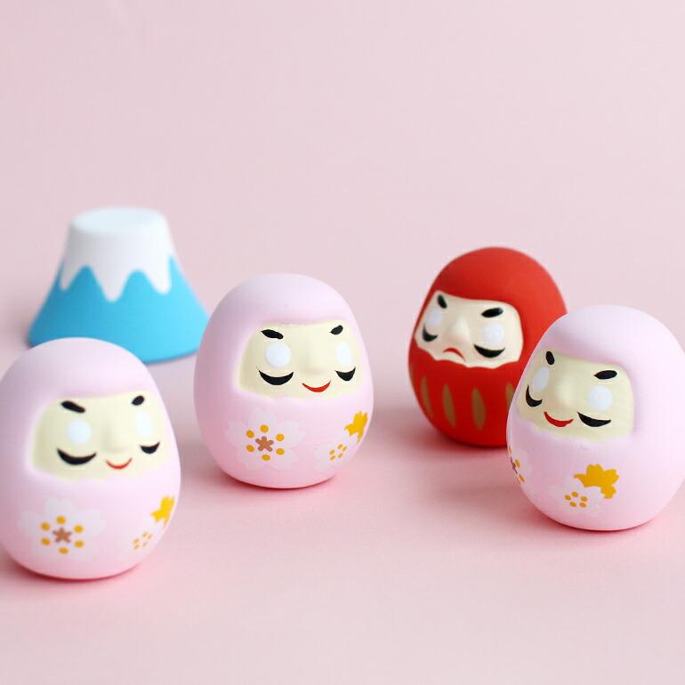 だるま おみくじ  合格 陶器 中川政七商店 縁起物 受験 試験 桜 ピンク 桜咲くだるまみくじ 日本製 | 中川政七商店 | 01