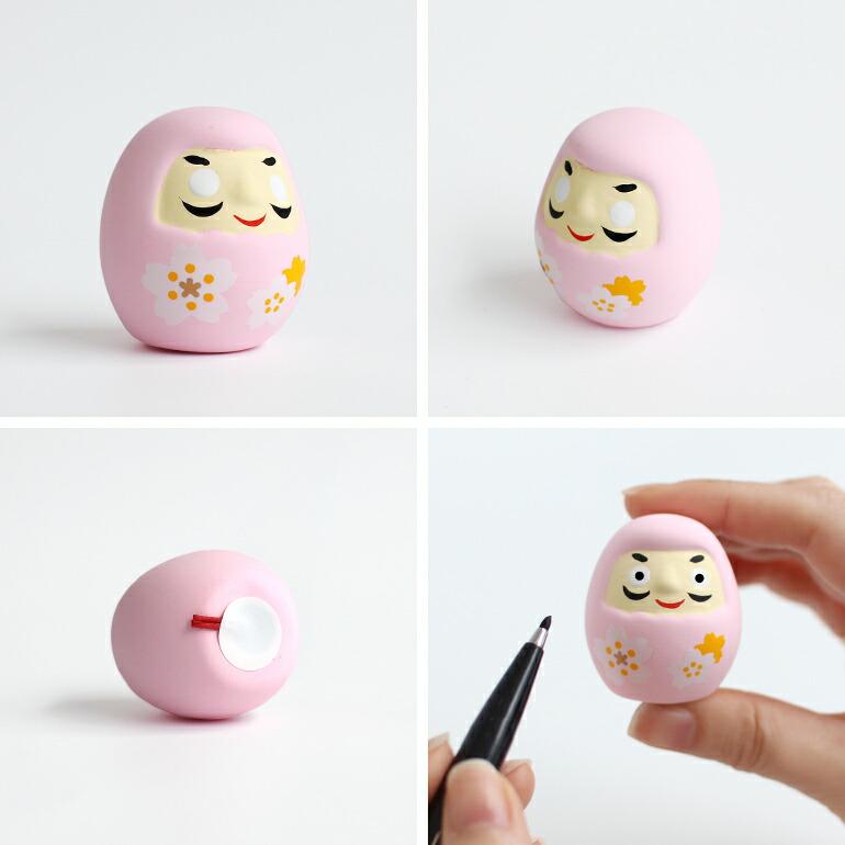 だるま おみくじ  合格 陶器 中川政七商店 縁起物 受験 試験 桜 ピンク 桜咲くだるまみくじ 日本製 | 中川政七商店 | 02