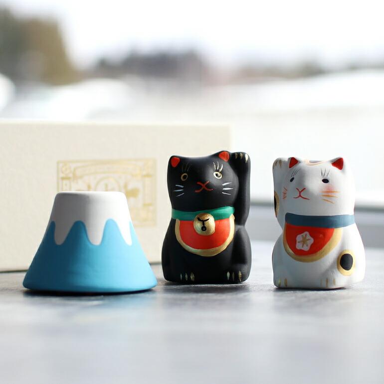招き猫 富士山 おみくじ 陶器 中川政七商店 縁起物 金運 厄除け 幸運  ギフト みくじ箱 日本製 | 中川政七商店 | 06