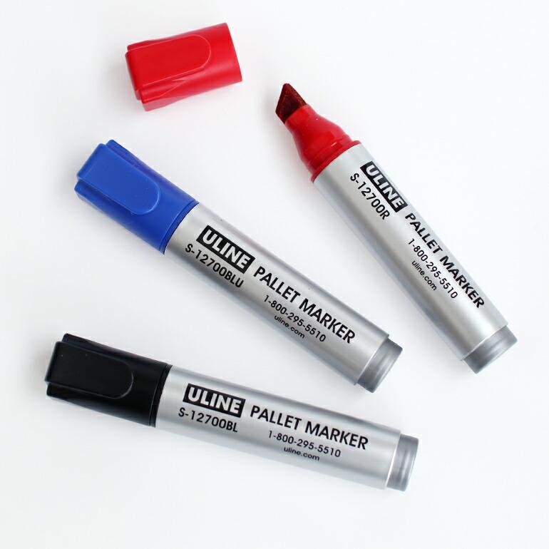 マーカーペン サインペン 油性 太字 速乾性 防水性 DIY 木材 布 紙 工業用 ULINE ユーライン アメリカ USA パレットマーカー | ULINE