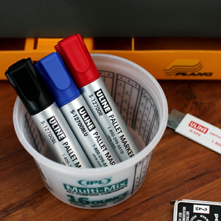 マーカーペン サインペン 油性 太字 速乾性 防水性 DIY 木材 布 紙 工業用 ULINE ユーライン アメリカ USA パレットマーカー | ULINE | 05