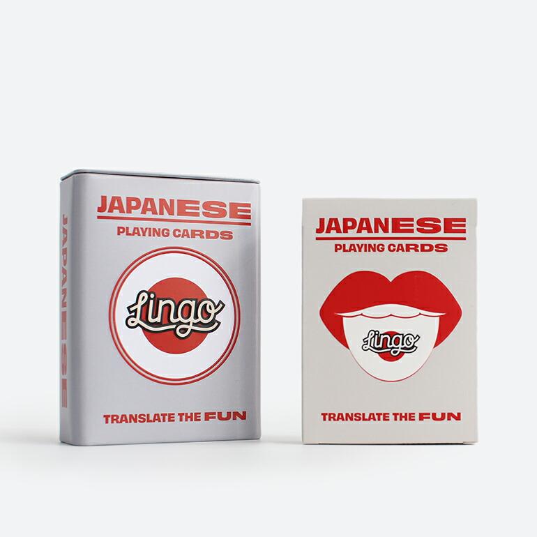 トランプ ゲーム おしゃれ 日本語 ケース入り ギフト Lingo リンゴ Japanese wayfarer tin | ブランド登録なし