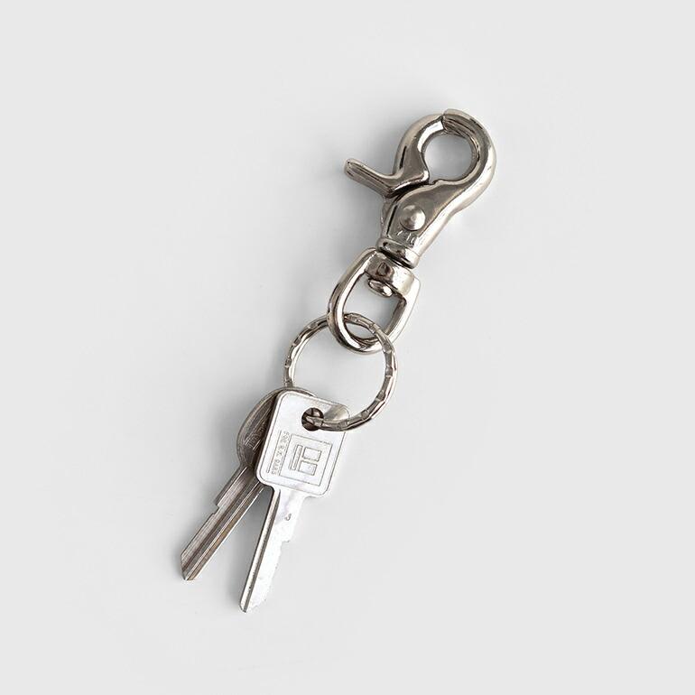 キーホルダー キーリング カラビナ 鍵 シルバー シンプル BUFF バフ Silver Snap | ブランド登録なし
