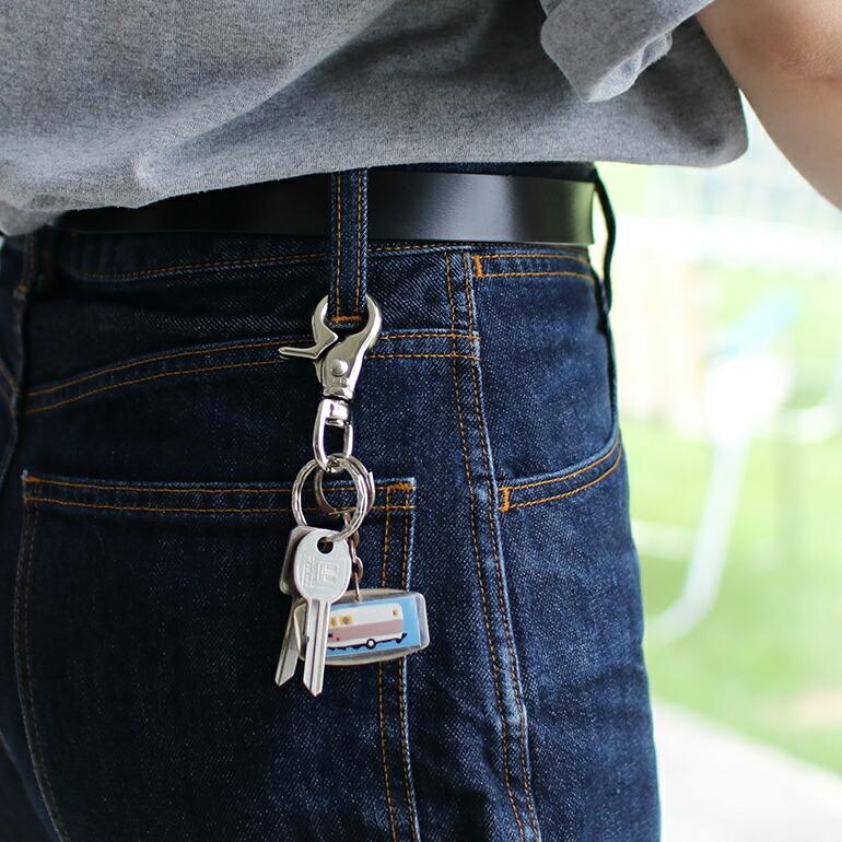 キーホルダー キーリング カラビナ 鍵 シルバー シンプル BUFF バフ Silver Snap | ブランド登録なし | 05