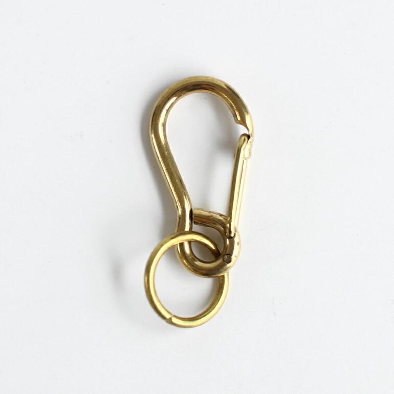 キーホルダー キーリング カラビナ ゴールド シンプル BUFF バフ Carabiner Key Ring Gold | ブランド登録なし | 01