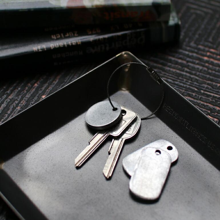 アルミタグ プレート サークル 丸 キーホルダー シルバー シンプル BUFF バフ Aluminum Tag(Circle) | ブランド登録なし | 03