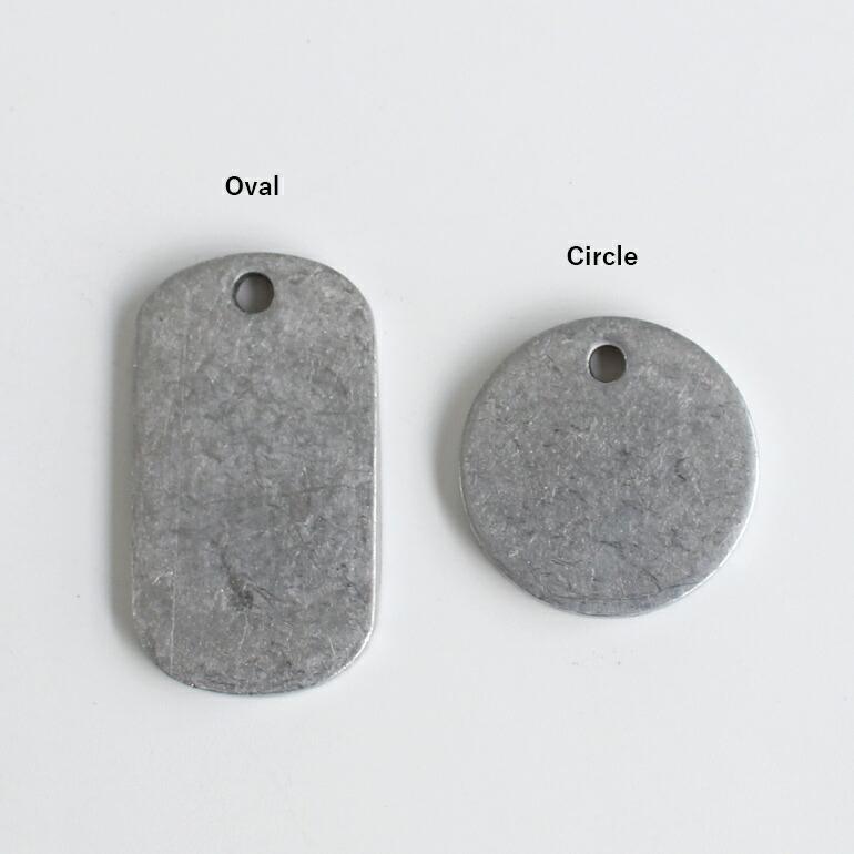 アルミタグ プレート オーバル 楕円 キーホルダー シルバー シンプル BUFF バフ Aluminum Tag(Oval) | ブランド登録なし | 02