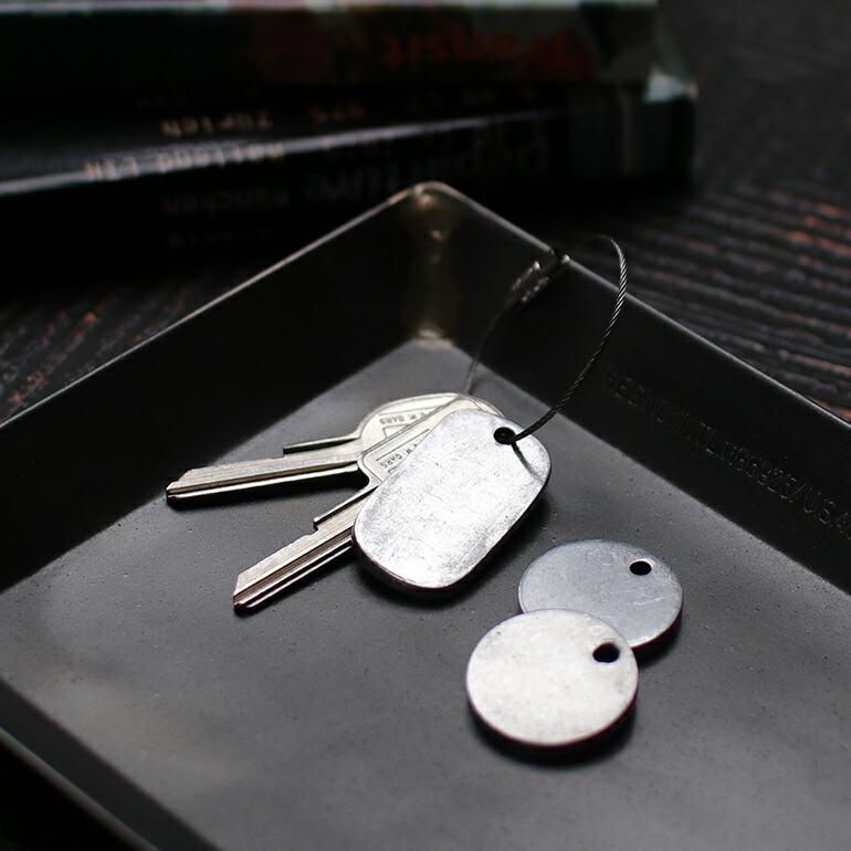 アルミタグ プレート オーバル 楕円 キーホルダー シルバー シンプル BUFF バフ Aluminum Tag(Oval) | ブランド登録なし | 03