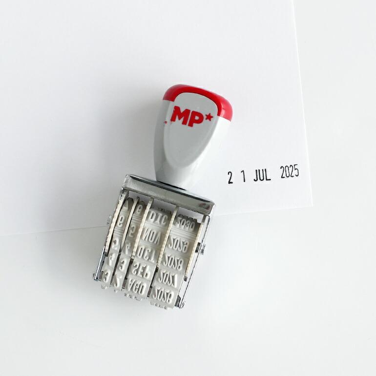 日付スタンプ 回転式 日付ハンコ 西暦 スペイン おしゃれ MAIN PAPER  メインペーパー デイトスタンプ | ブランド登録なし