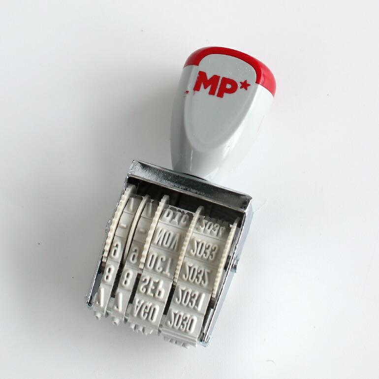 日付スタンプ 回転式 日付ハンコ 西暦 スペイン おしゃれ MAIN PAPER  メインペーパー デイトスタンプ | ブランド登録なし | 01