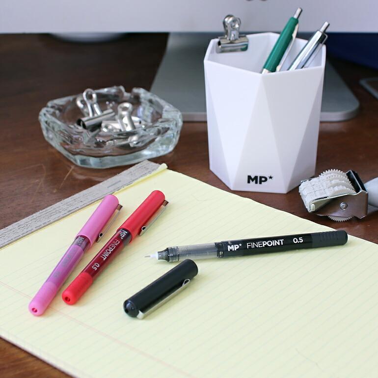 ボールペン 0.5mm 細い なめらか シンプル スペイン おしゃれ ブラック レッド ピンク MAIN PAPER  メインペーパー リキッドインクペン | ブランド登録なし | 03