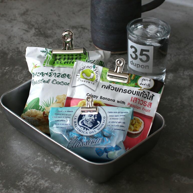 クリップ 目玉クリップ 文房具 シルバー シンプル ブルドッグクランプ Mサイズ 事務用品 食品保存 袋 | ブランド登録なし | 06