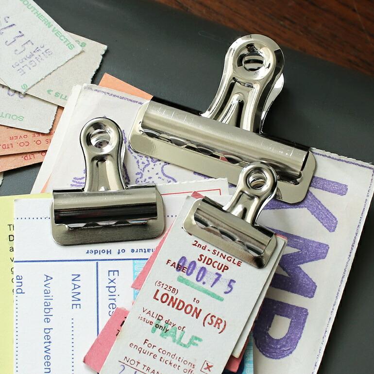 クリップ 目玉クリップ 文房具 シルバー シンプル ブルドッグクランプ Sサイズ 事務用品 食品保存 袋 | ブランド登録なし | 05