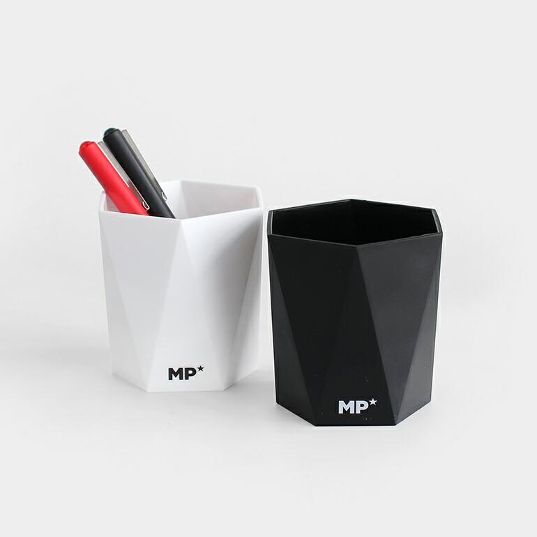 ペン立て ペンスタンド 小物入れ おしゃれ シンプル スペイン モノトーン 樹脂 MAIN PAPER  メインペーパー 多面カットペンホルダー | ブランド登録なし