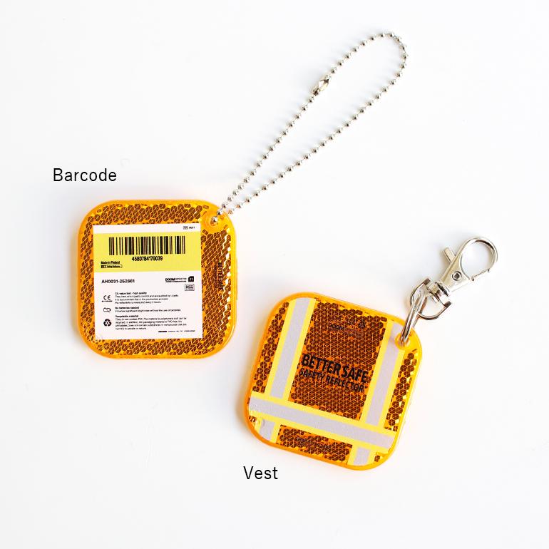 キーホルダー リフレクター 反射板 フィンランド 反射性能2倍 ANAHEIM アナハイム ANAheim Doom Reflector Barcode |  | 13