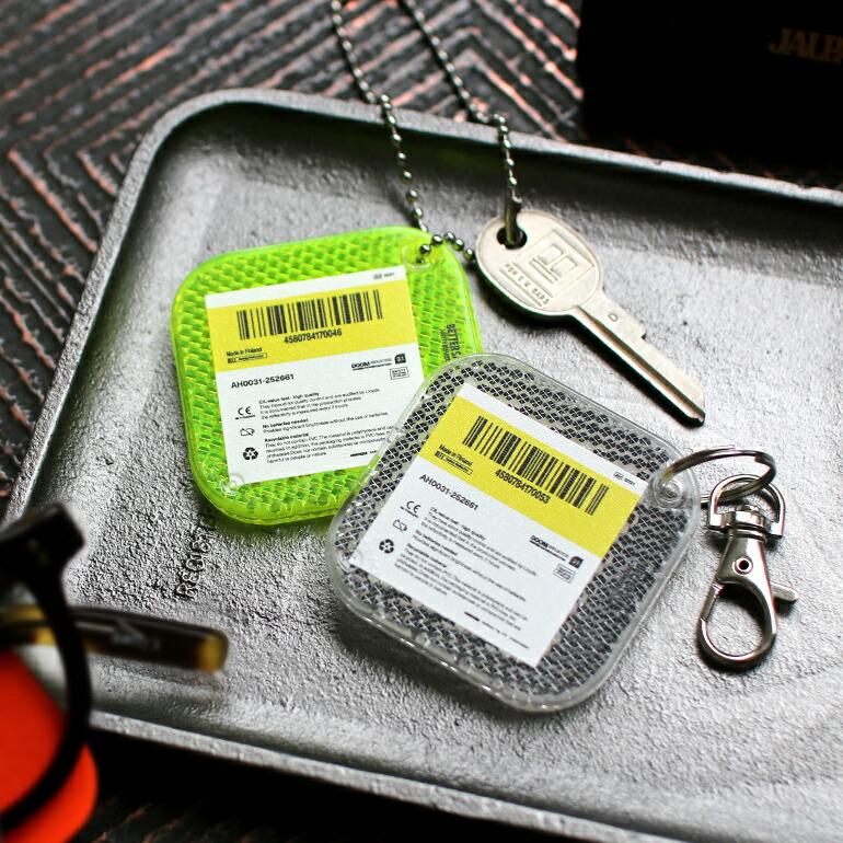 キーホルダー リフレクター 反射板 フィンランド 反射性能2倍 ANAHEIM アナハイム ANAheim Doom Reflector Barcode |  | 04