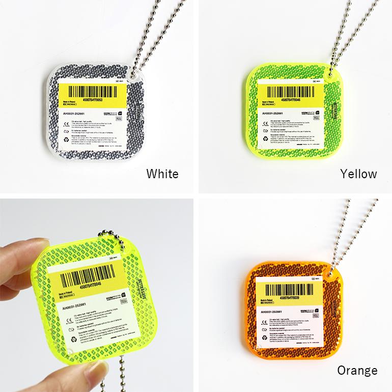 キーホルダー リフレクター 反射板 フィンランド 反射性能2倍 ANAHEIM アナハイム ANAheim Doom Reflector Barcode |  | 07