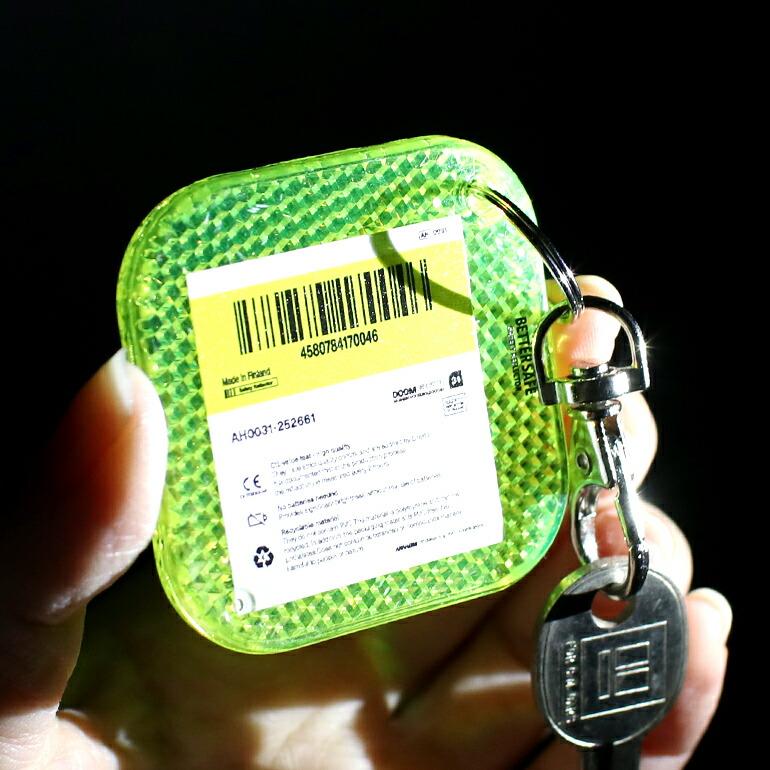 キーホルダー リフレクター 反射板 フィンランド 反射性能2倍 ANAHEIM アナハイム ANAheim Doom Reflector Barcode |  | 05