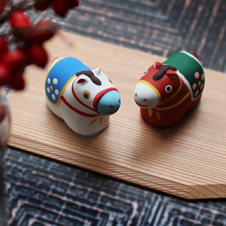 正月飾り 干支 午 馬 2026年 ミニ 置物 オブジェ おみくじ 陶器 おしゃれ 中川政七商店 招福干支みくじ 縁起物 ギフト | 中川政七商店 | 05