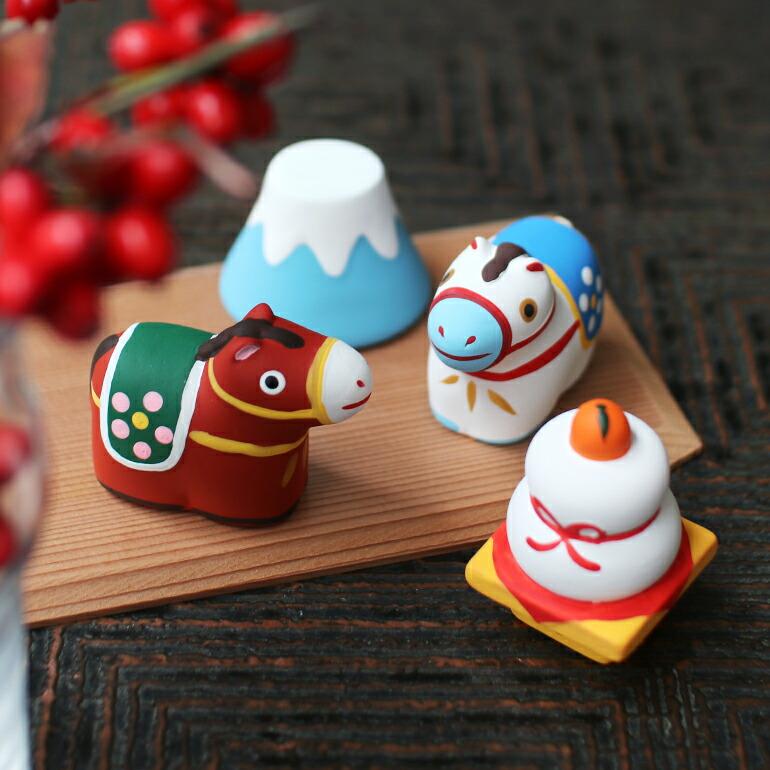 正月飾り 干支 午 馬 2026年 ミニ 置物 オブジェ おみくじ 陶器 おしゃれ 中川政七商店 招福干支みくじ 縁起物 ギフト | 中川政七商店 | 06