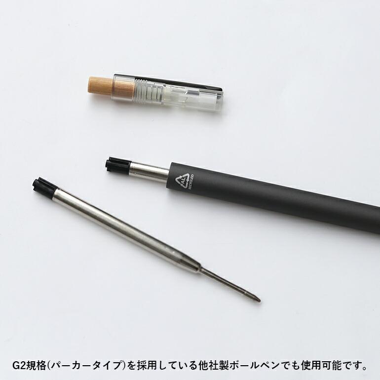 ボールペン 替え芯 黒 BENJA  べンジャ スペイン バウハウス パーカータイプ替芯(ブラックインク) G2規格 PARKER社 | ブランド登録なし | 02