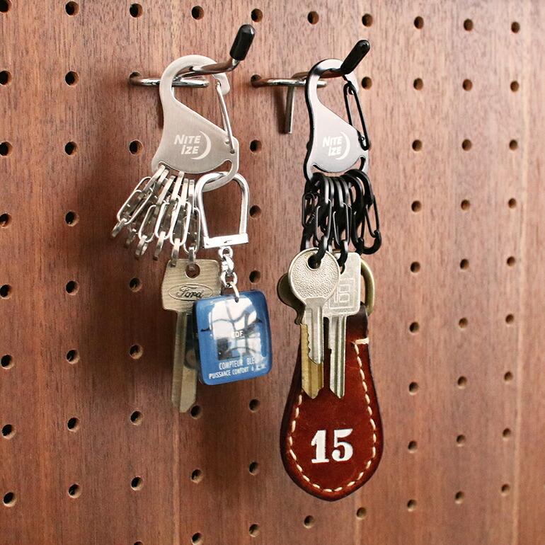 キーホルダー キーリング カラビナ NITE IZE ナイトアイズ Key Rack Stainless Steel キーラック ステンレススチール | NITE IZE | 04