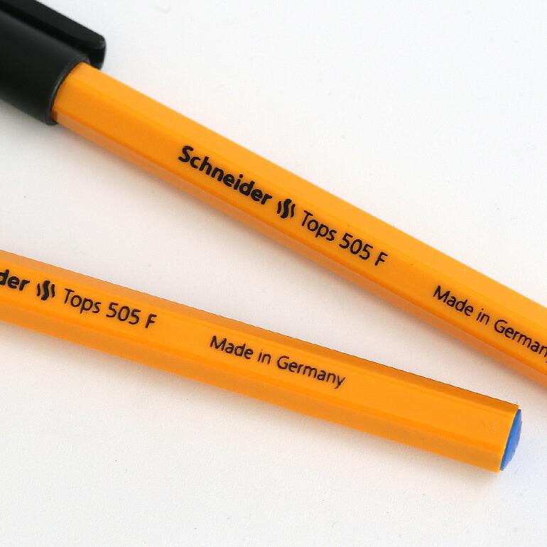 ボールペン 0.4mm 六角 ドイツ製 赤 青 黒 細字 Schneider シュナイダー Tops 505F おしゃれ キャップ | ブランド登録なし | 03