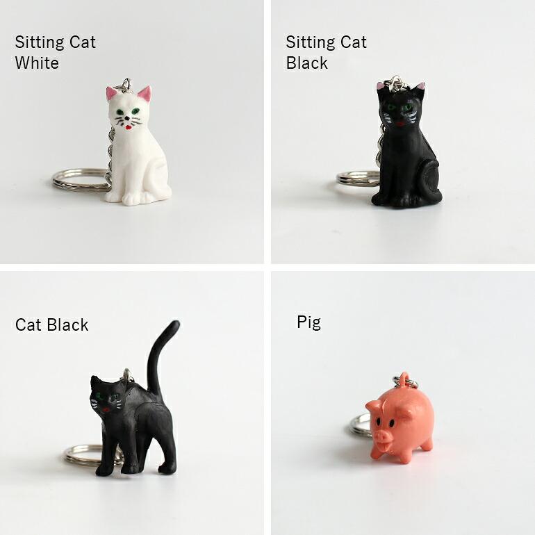 キーホルダー  ネコ 犬 シロクマ ペンギン ブタ ドイツ ハンドペイント インポート HERE ヒア Alfred Fischer Keyring | ブランド登録なし | 10