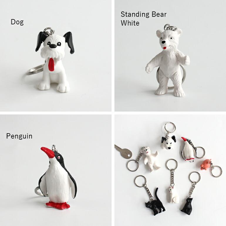 キーホルダー  ネコ 犬 シロクマ ペンギン ブタ ドイツ ハンドペイント インポート HERE ヒア Alfred Fischer Keyring | ブランド登録なし | 11