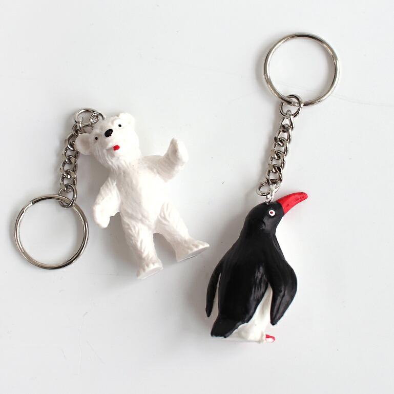 キーホルダー  ネコ 犬 シロクマ ペンギン ブタ ドイツ ハンドペイント インポート HERE ヒア Alfred Fischer Keyring | ブランド登録なし | 15