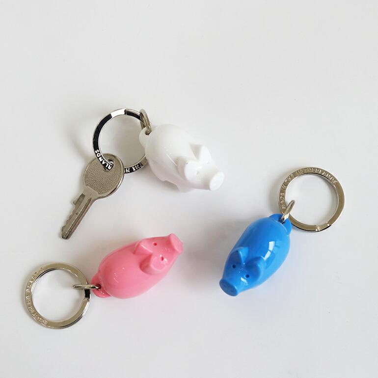 キーホルダー ブタ デンマーク おしゃれ リサイクルプラスチック サステナブル シンプル レトロ So Danish キーチェーンCUTIE | ブランド登録なし