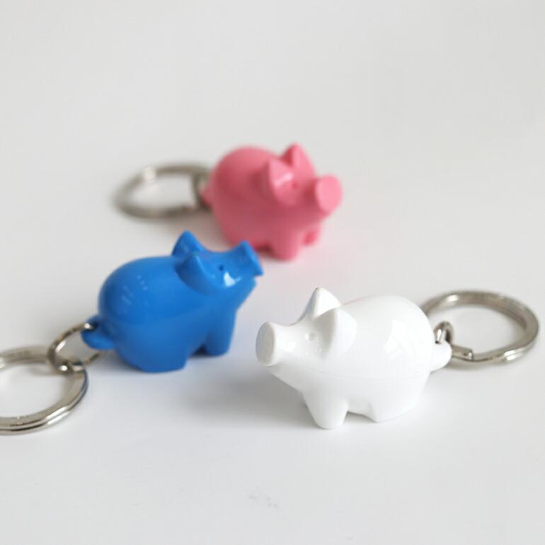 キーホルダー ブタ デンマーク おしゃれ リサイクルプラスチック サステナブル シンプル レトロ So Danish キーチェーンCUTIE | ブランド登録なし | 04