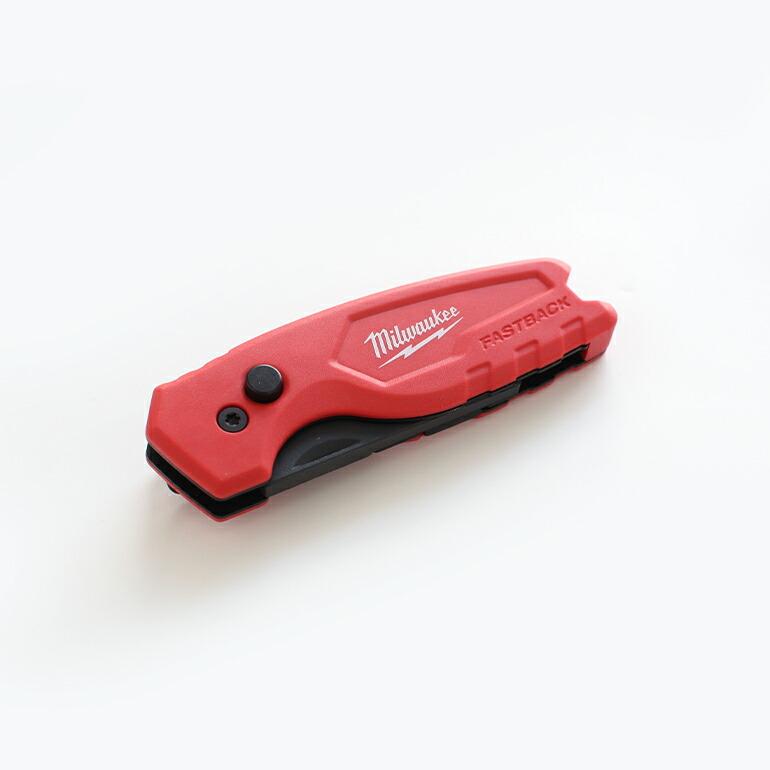 カッター 折りたたみ 小型 アメリカ おしゃれ 段ボール DIY MILWAUKEE ミルウォーキー コンパクトフォールディングナイフ | ブランド登録なし | 01