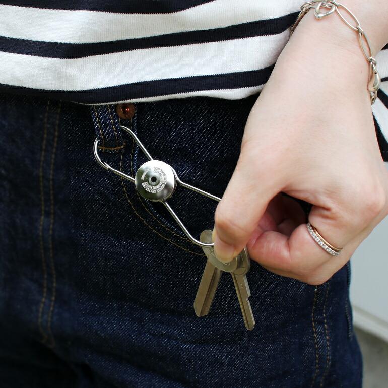 キーホルダー キーリング カラビナ 真鍮 ギフト CANDY DESIGN&WORKS キャンディデザイン&ワークス Maverick Revolving Keyring | CANDY DESIGN&WORKS | 06