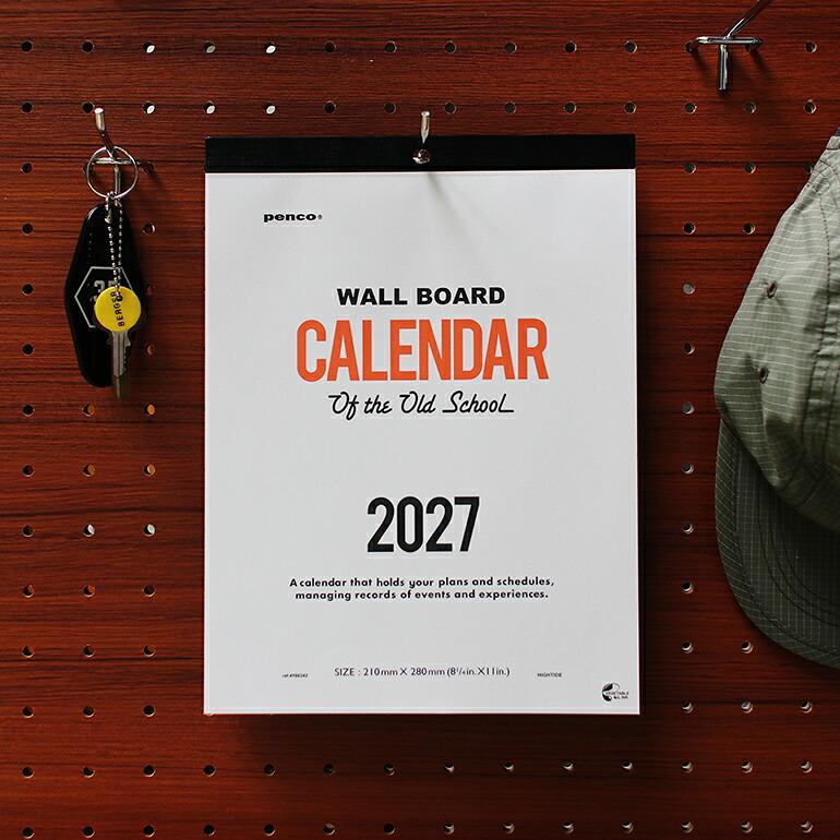 カレンダー 2027年 月曜始まり 壁掛け A4 シンプル おしゃれ HIGHTIDE ハイタイド penco ペンコ O/S | ブランド登録なし | 01