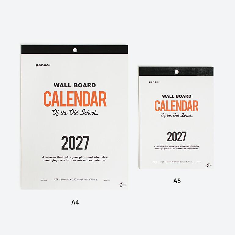 カレンダー 2027年 月曜始まり 壁掛け A4 シンプル おしゃれ HIGHTIDE ハイタイド penco ペンコ O/S | ブランド登録なし | 03
