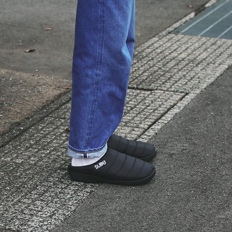 サンダル SUBU スブ  秋冬 ダウン 暖かい アウトドア ルームシューズ 室内履き 撥水 起毛 リラックス 収納袋 ORIGINALS F-LINE(全5色) | SUBU | 20