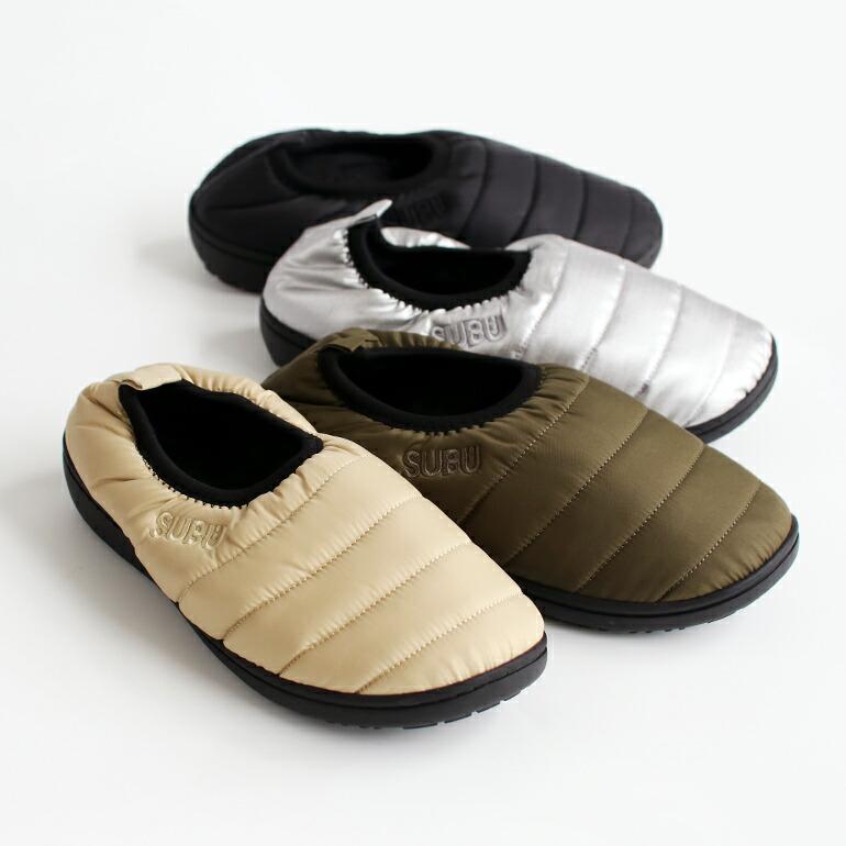 コンフォートシューズ SUBU スブ 2025年モデル 秋冬  暖かい アウトドア 多層クッション 撥水 起毛 リラックス 収納袋 VAMP F-LINE(全4色) | SUBU