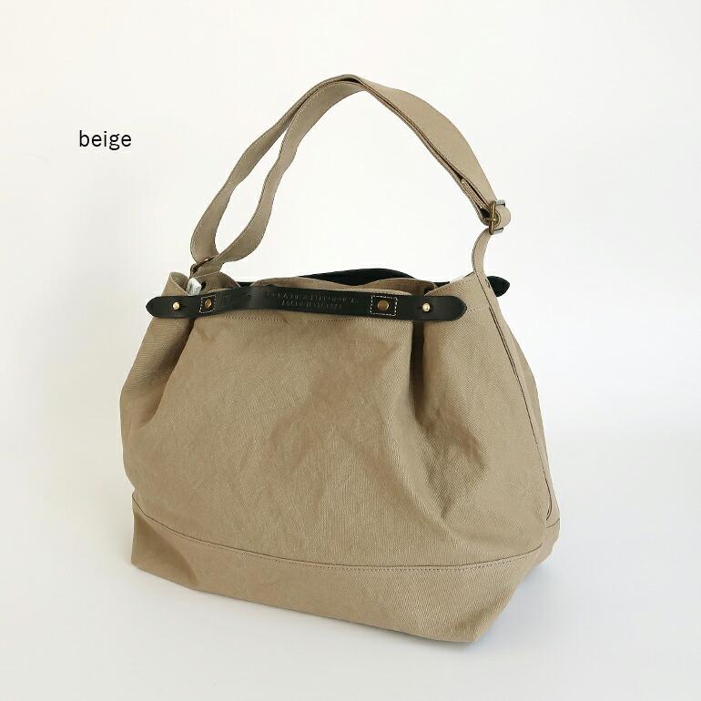 ショルダーバッグ トートバッグ 大きめ 収納 ユニセックス 革 レザー キャンバス Suolo スオーロ CROP middle | SUOLO | 05