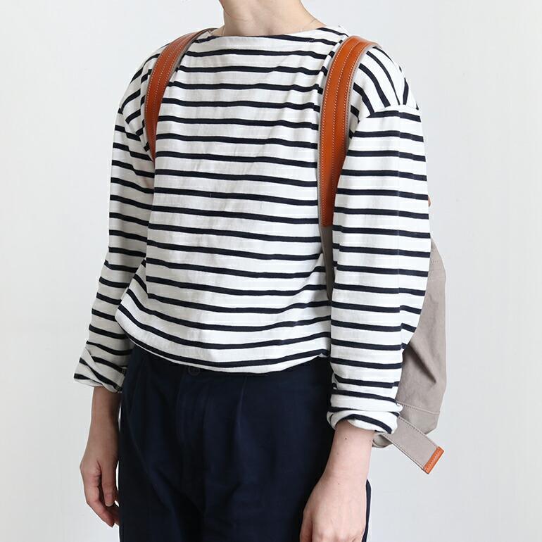 リュック ナップサック シンプル ユニセックス バックパック 革 レザー キャンバス Suolo スオーロ NAPPASAC | SUOLO | 12